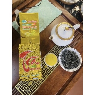 Trà tân cương thượng hạng gói 500 gram - Nước xanh, hậu ngọt sâu