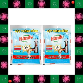 Bột thông cống 100g nội địa Hando [Không dùng khi tắc bằng chất thải vô cơ] [Không dùng thông tắc bồn cầu]