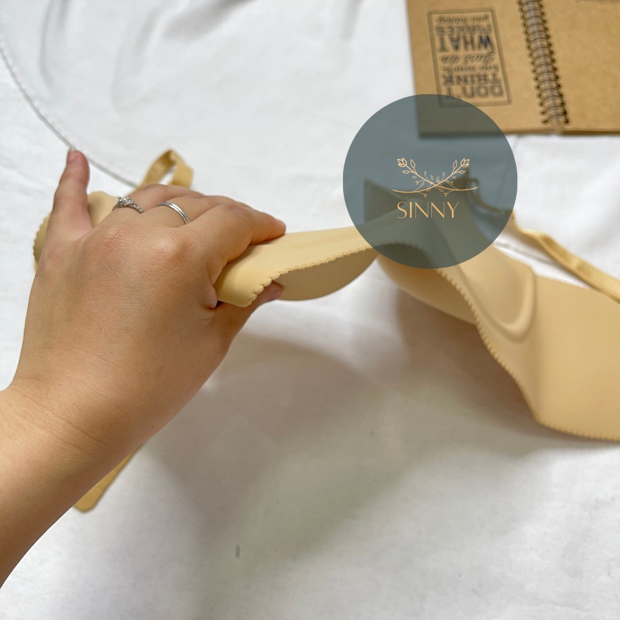 Áo ngực Thái Lan không gọng có mút, nâng, áo lót su đúc cao cấp 3 móc, Sisterhood 1010, Sinny