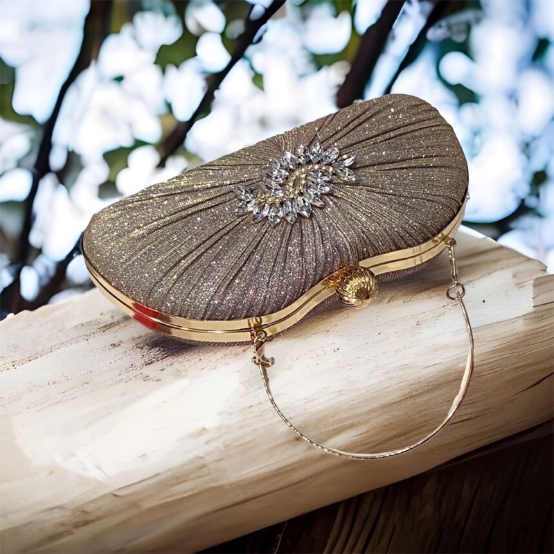 Bóp Đầm Đeo Vai Kết Hạt Thủ Công Hàng Cao Cấp Có Quai{ Nhận giao hoả tốc trong ngày khu vực tphcm}