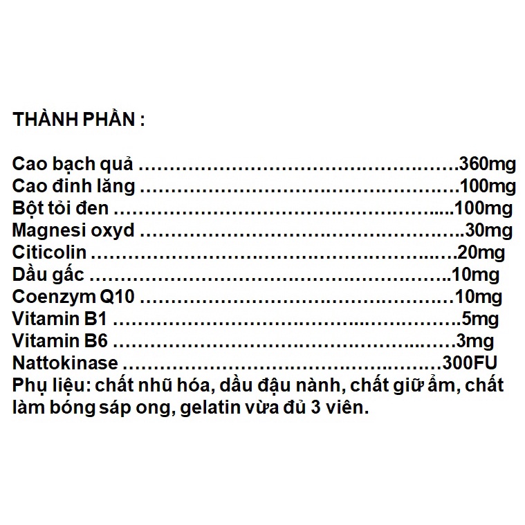 Bổ não Nattokinase Newro Braton giúp hoạt huyết ,tăng cường toàn hoàn máu não ,giảm di chứng sau tai biến mạch máu não