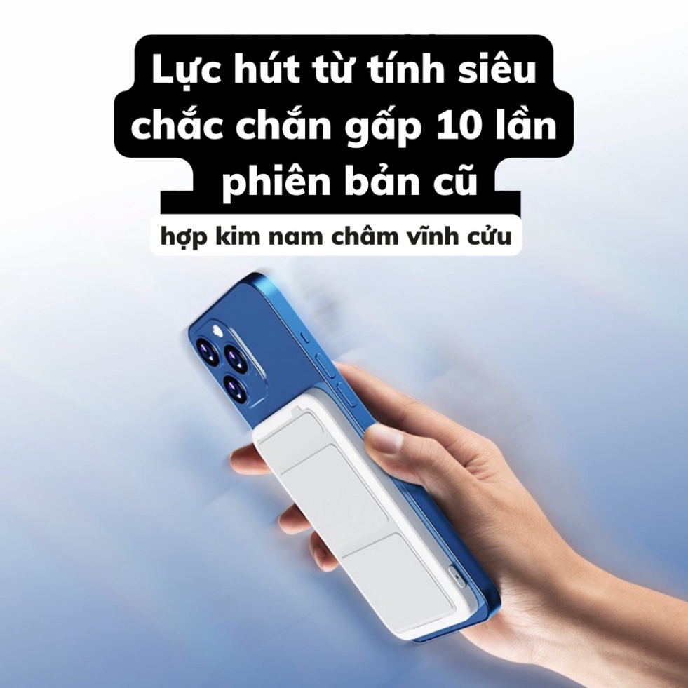 Pin Sạc Dự Phòng Không Dây 10000mah sạc nhanh PD 22.5W  - Sạc dự phòng mini từ tính