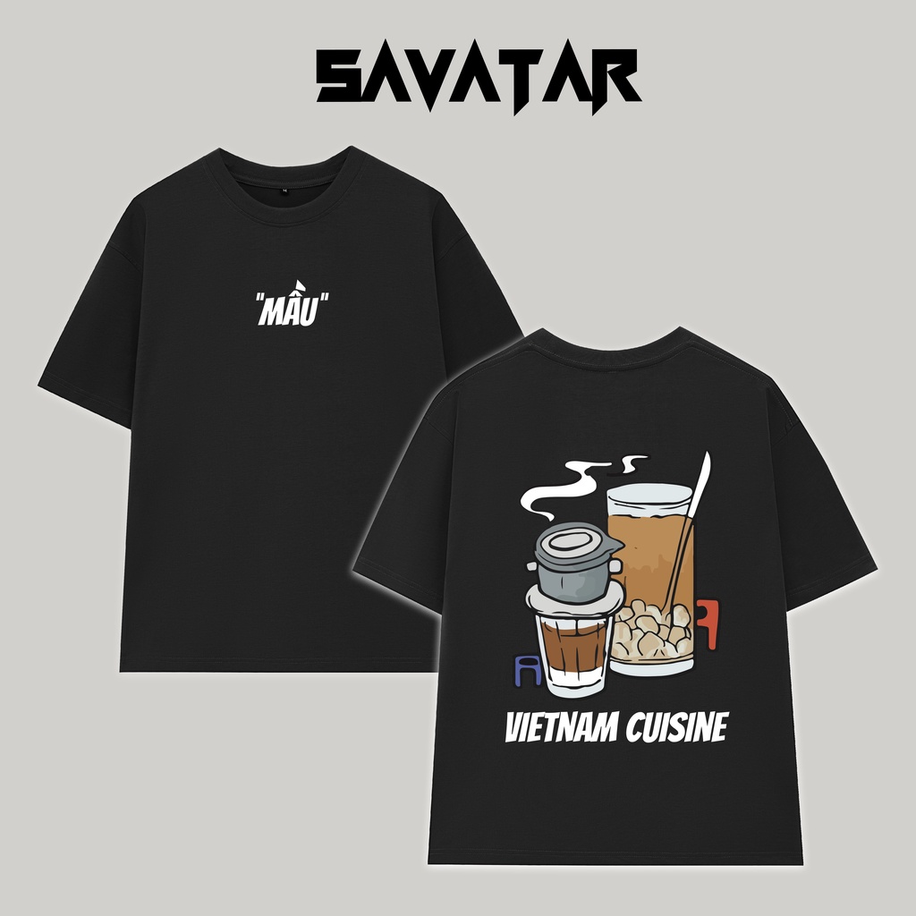 Áo thun cotton trơn cổ tròn unisex streetstyle tay lỡ nam nữ oversize Vietnamfood Mầu