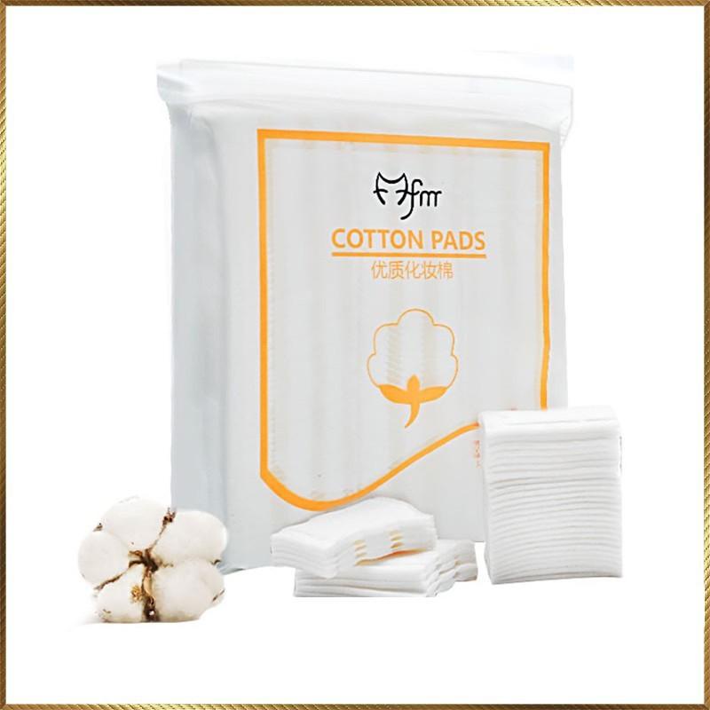 Bông tẩy trang 3 lớp Cotton Pads túi 222 miếng dùng Tất cả các loại da