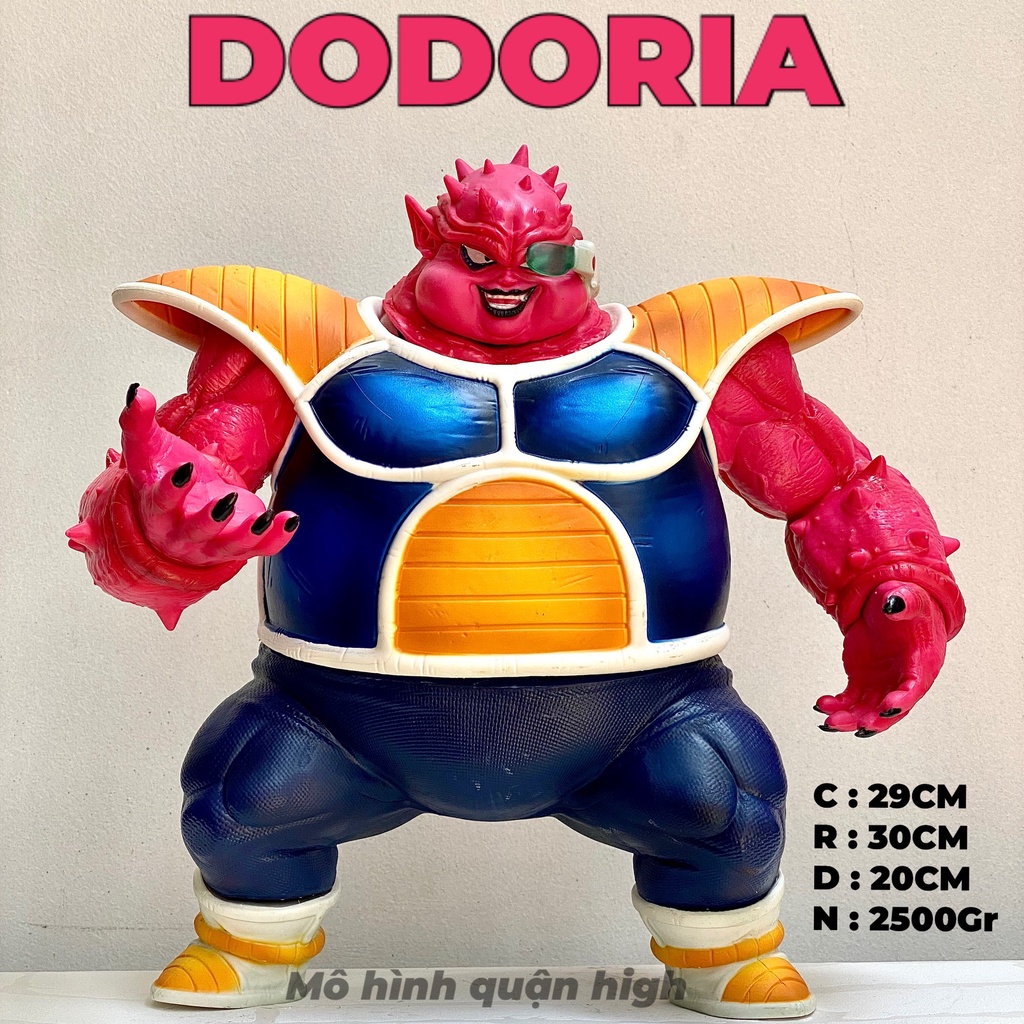 Mô hình Dodoria siêu to khổng lồ - Dodoria cao 29CM - đệ đầu đinh fide- zarbon và dodoria - team frieza - namek
