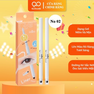 Chì Kẻ Mí Màu Trắng Dạng Sáp Odbo Gel Liner Pencil OD316 - Chì vặn kẻ mắt trắng Odbo chống trôi