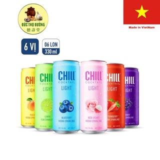 Nước Trái Cây lên men Chill Cocktail Light 3% 330ml