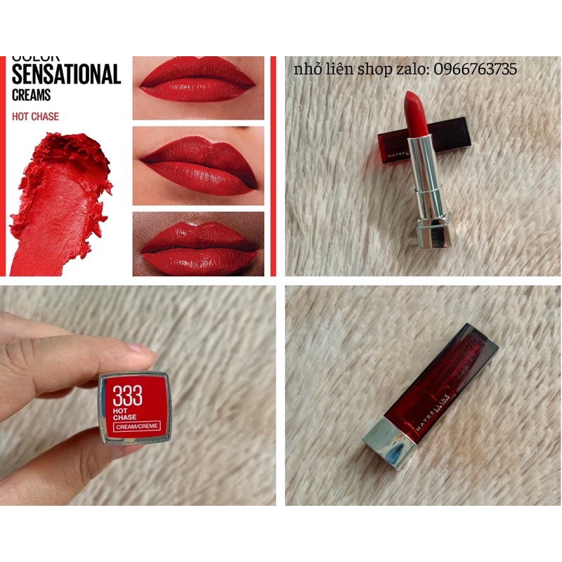 Son Maybelline Color Sensatic The Creams chính hãng mỹ