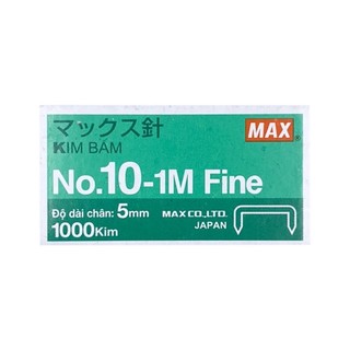 [ BÁN 5 HỘP ] Kim bấm số 10 HD Max Japan - Văn phòng phẩm Bảo Quân