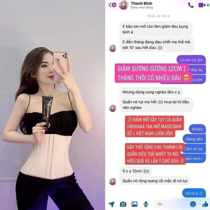 KEM TAN MỠ GỪNG - QUẾ MAGIC SKIN