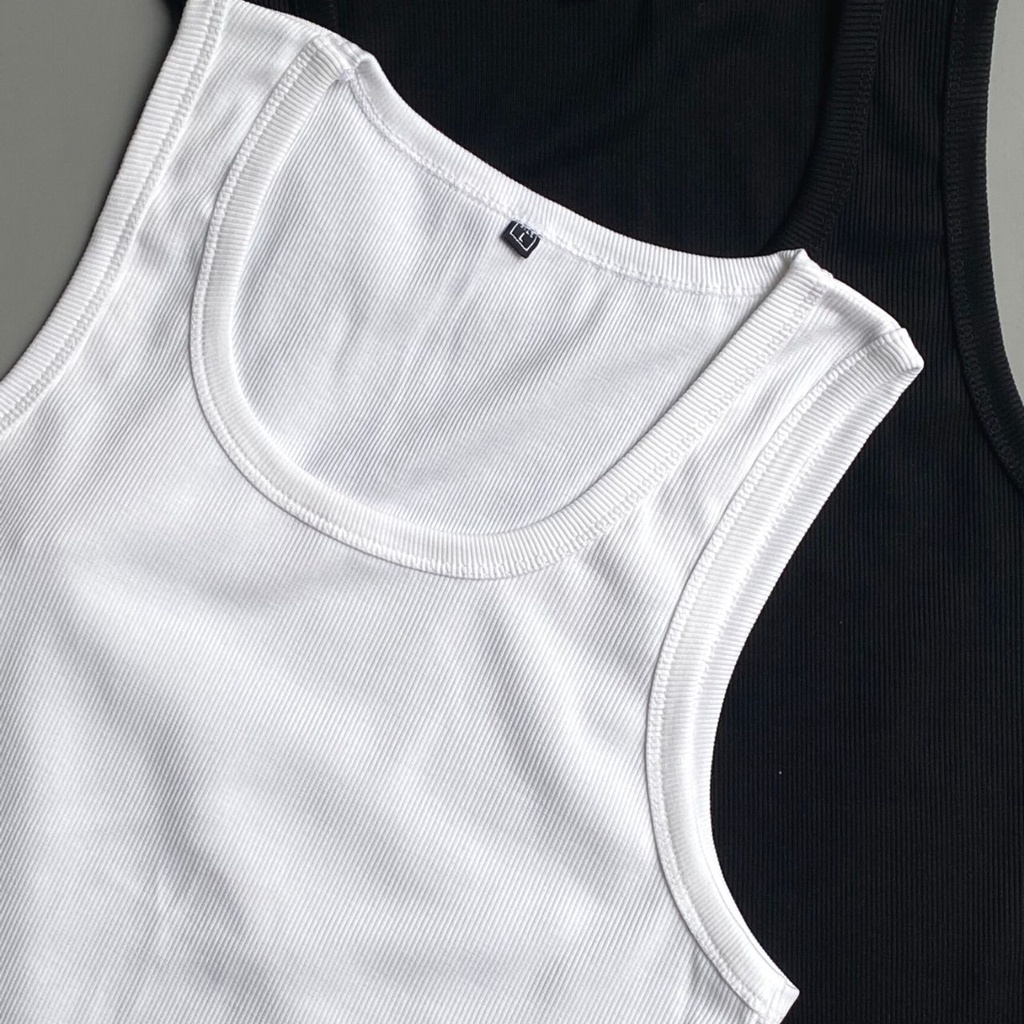 Áo Ba Lỗ Thun Gân Co Giãn Ôm Sát Cơ Thể