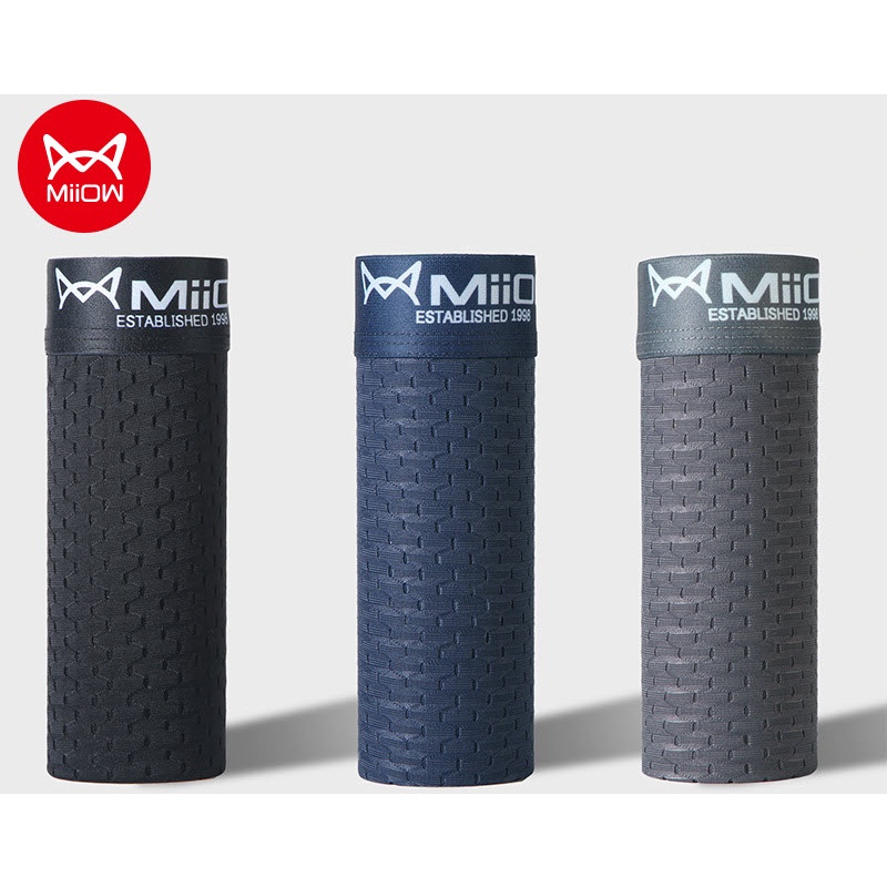 Quần lót boxer nam thun lạnh cao cấp lỗ thoáng khí tổ ong MiiOw 8801