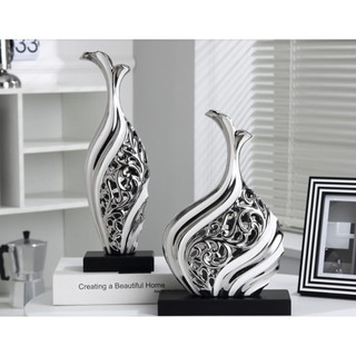 Bộ Bình Gốm Sứ Cao Cấp Trang Trí Phòng Khách