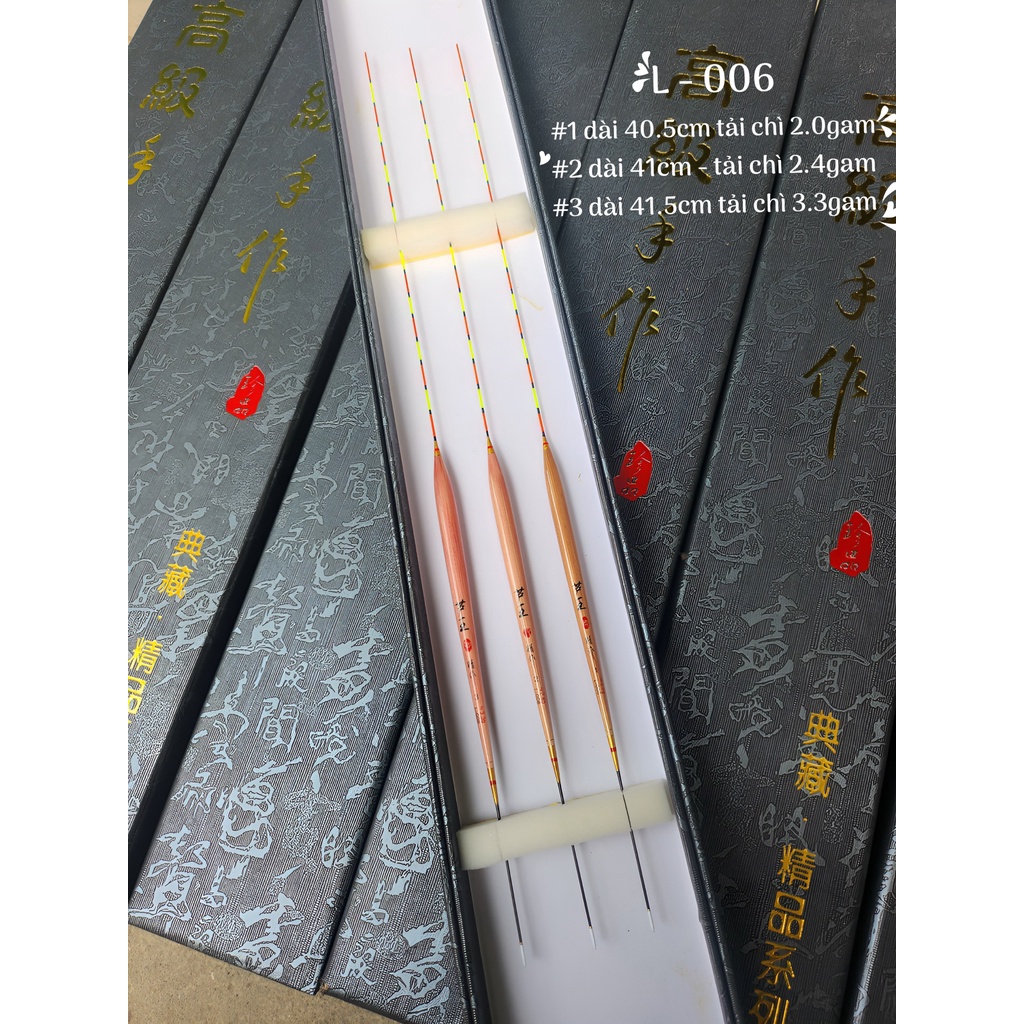 Bộ 3 phao cỏ lau câu đài cao cấp nano