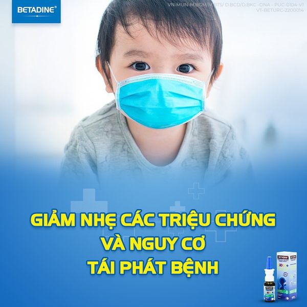Xịt Mũi Chống Cảm Lạnh Dành Cho Trẻ Em Betadine Kids Cold Defence Nasal Spray 20ml