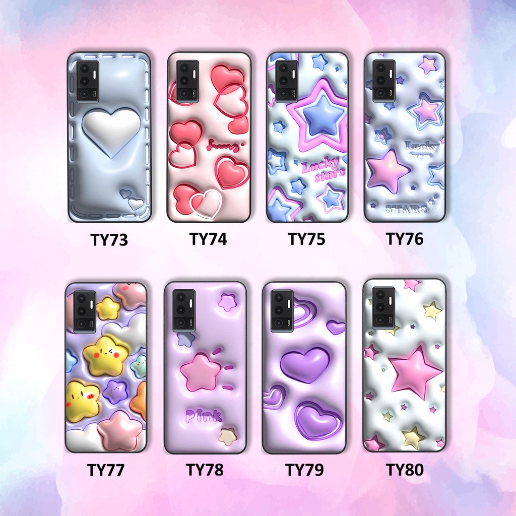 Ốp Vivo V23e in phẳng hiệu ứng 3D giả nổi siêu thật, cực xinh, cá tính