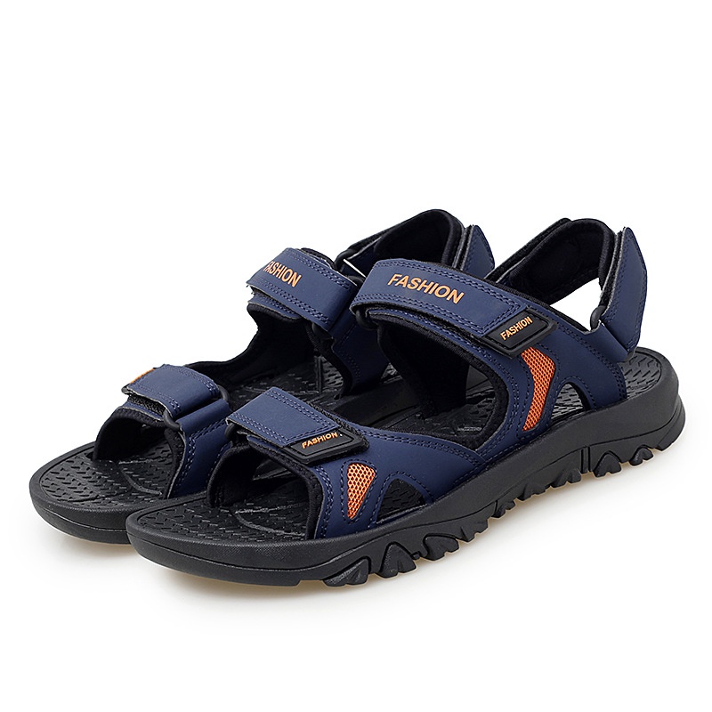 Giày BB Quai Hậu Over Xanh Nam Big Size - Sandal Thời Trang Nam Ngoại Cỡ 45 46 47 48 49 50