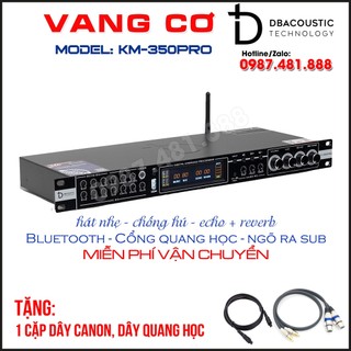 Vang cơ cao cấp db acoustic km 350pro - tặng cặp dây canon, dây quang học - hàng chính hãng