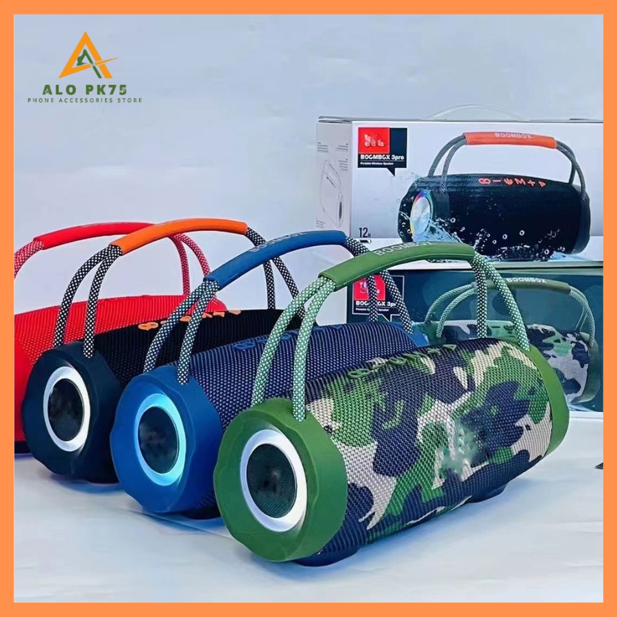 Loa Bluetooth Bombox3 Pro hàng xịn bass mạnh âm thanh lớn cực đỉnh Bluetooth 6.1 NEW - Bảo Hành 6 Tháng 1 đổi 1