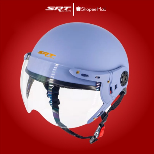 Mũ bảo hiểm nửa đầu có kính càng SRT - A33K