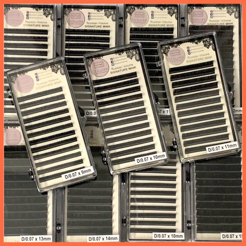 Mi khay  SEDUIRE độ cong C , tóc SILK