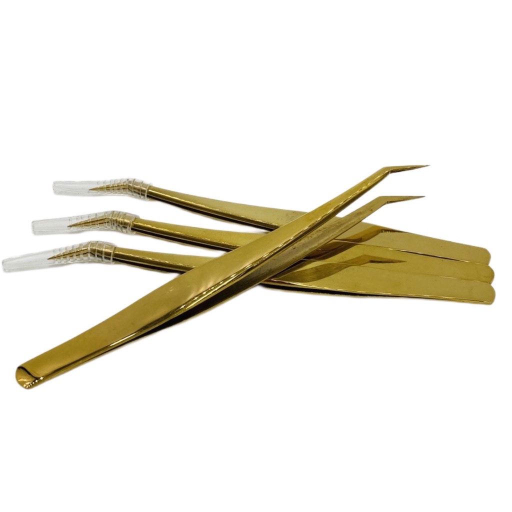 Nhíp nối mi cong 45 độ, nhíp gắp classic