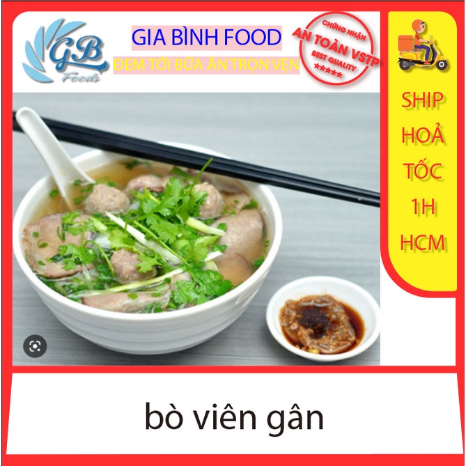 Bò viên gân 500gr _ Ship hỏa tốc HCM 1h