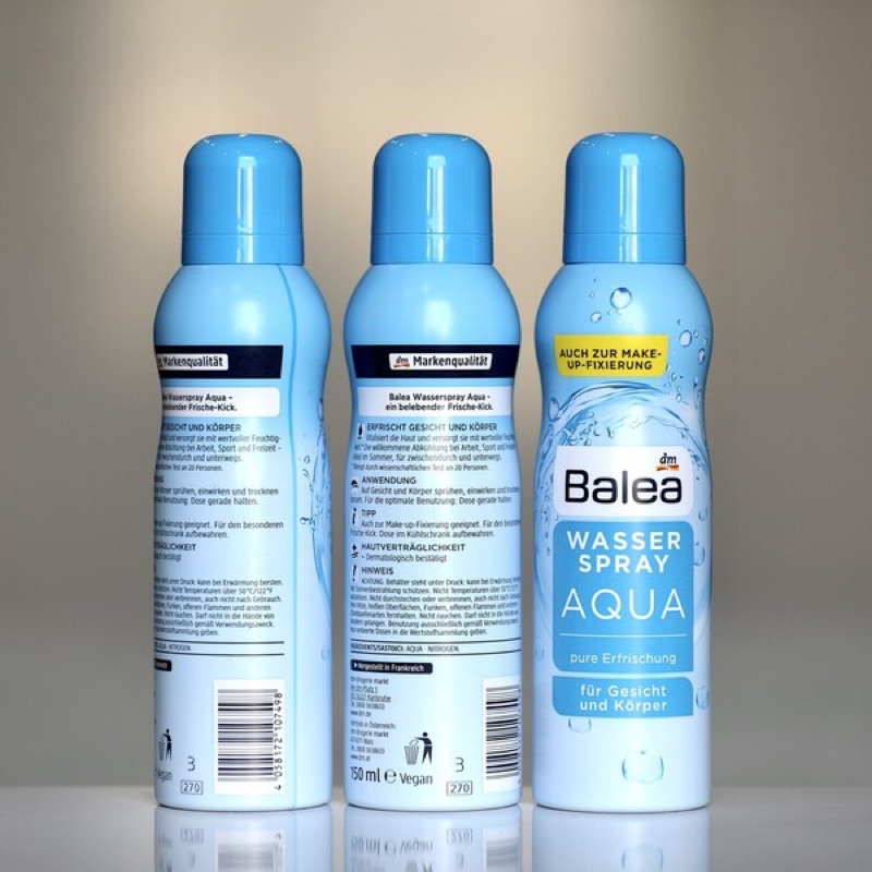 Xịt khoáng biển Balea 75ml Đức