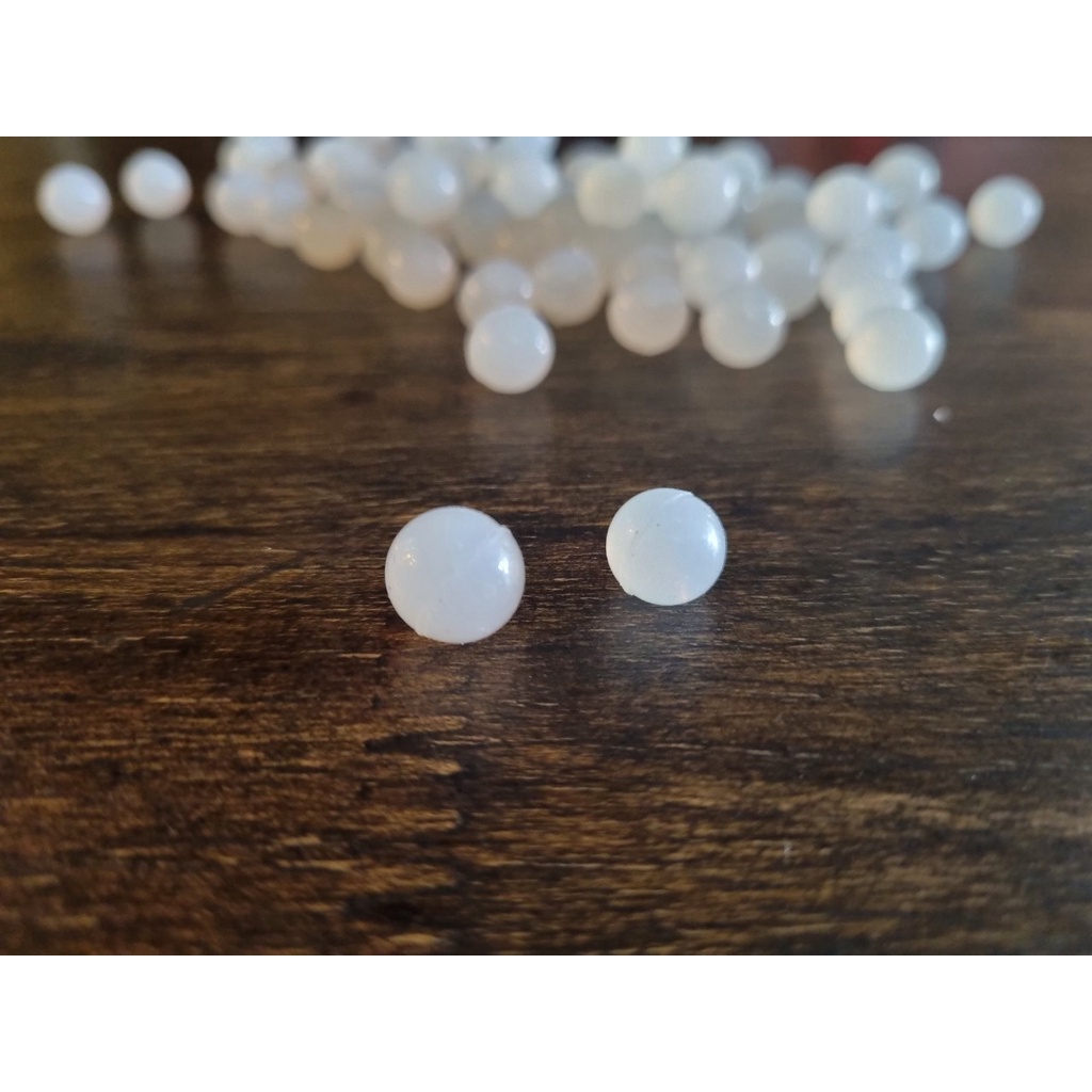 01 Viên bi tròn silicone size 8mm 9mm 10mm