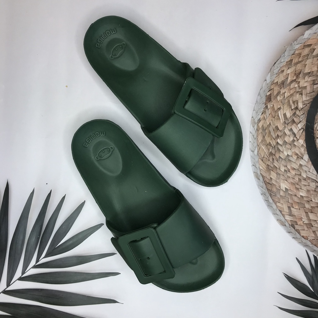 Dép Nữ Thái Lan Chính Hãng Quai Ngang Khoá Vuông Monobo Moniga 8.2