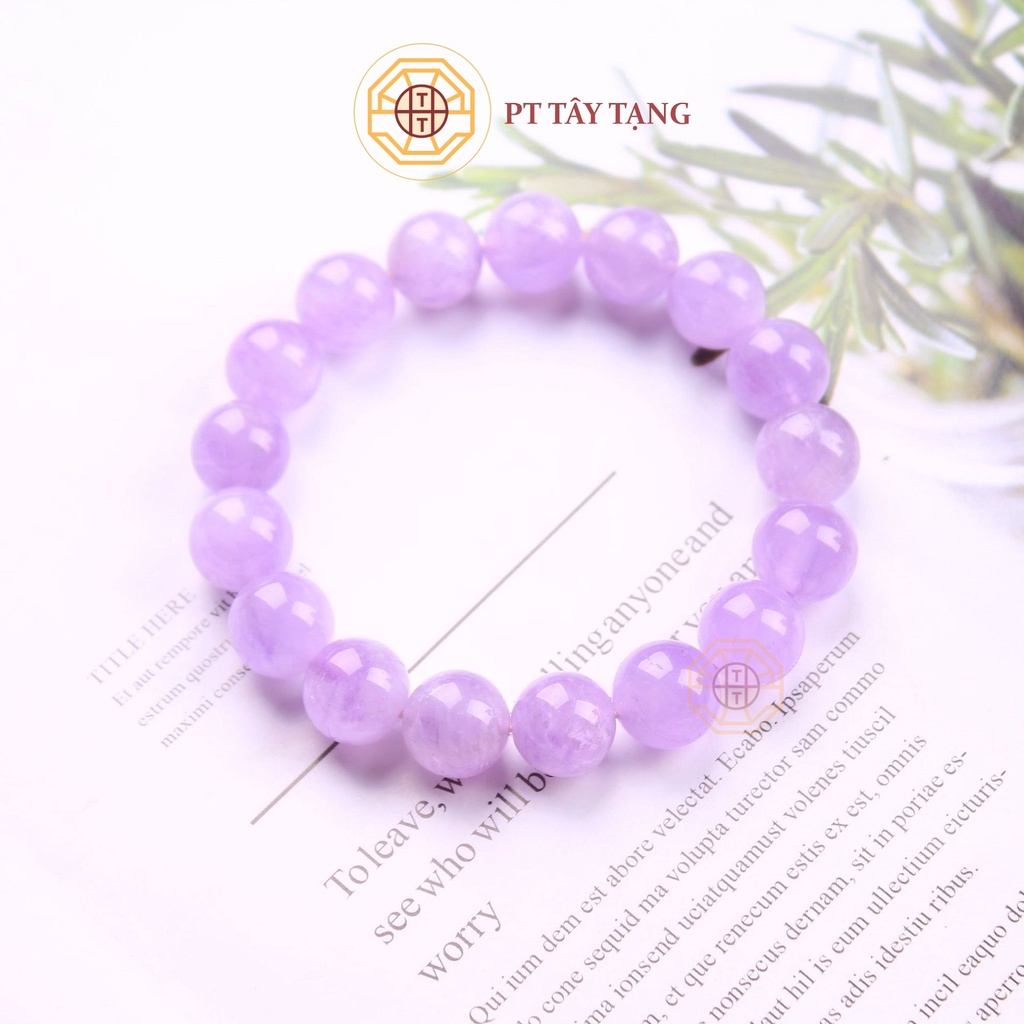 Vòng Tay Phong Thủy Pha Lê Tím Cao Cấp  May Mắn Tài Lộc Tình Duyên - Phong Thủy Tây Tạng HCM