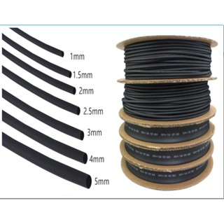   Cuộn gen co nhiệt chỉ màu đen  Ống gen co nhiệt từ phi 1 đến phi 35 theo cuộn   200m,100m 25m . 