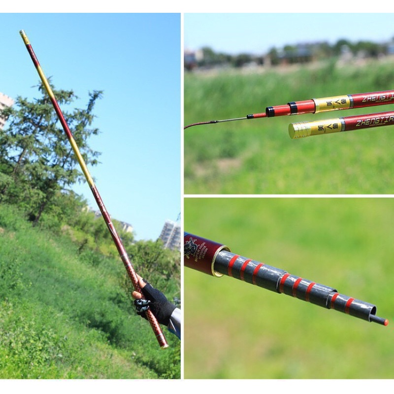 Cần câu tay cacbon Hoàng Long  6H. Đồ Câu Hùng