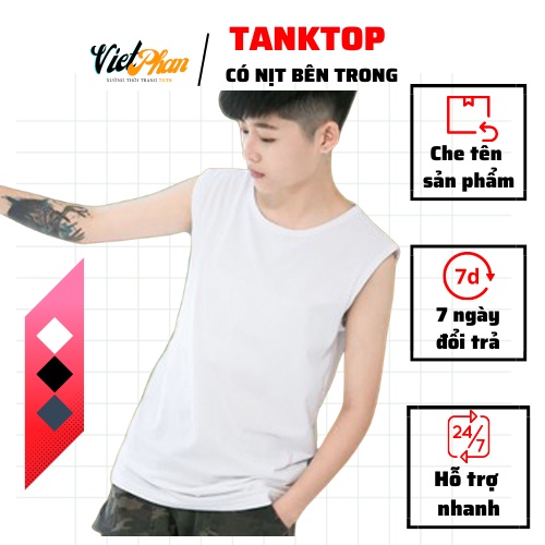 Áo Nịt ngực Tomboy Áo TANKTOP TGTB Vải mềm, mịn, mát, không sợ lộ áo trong