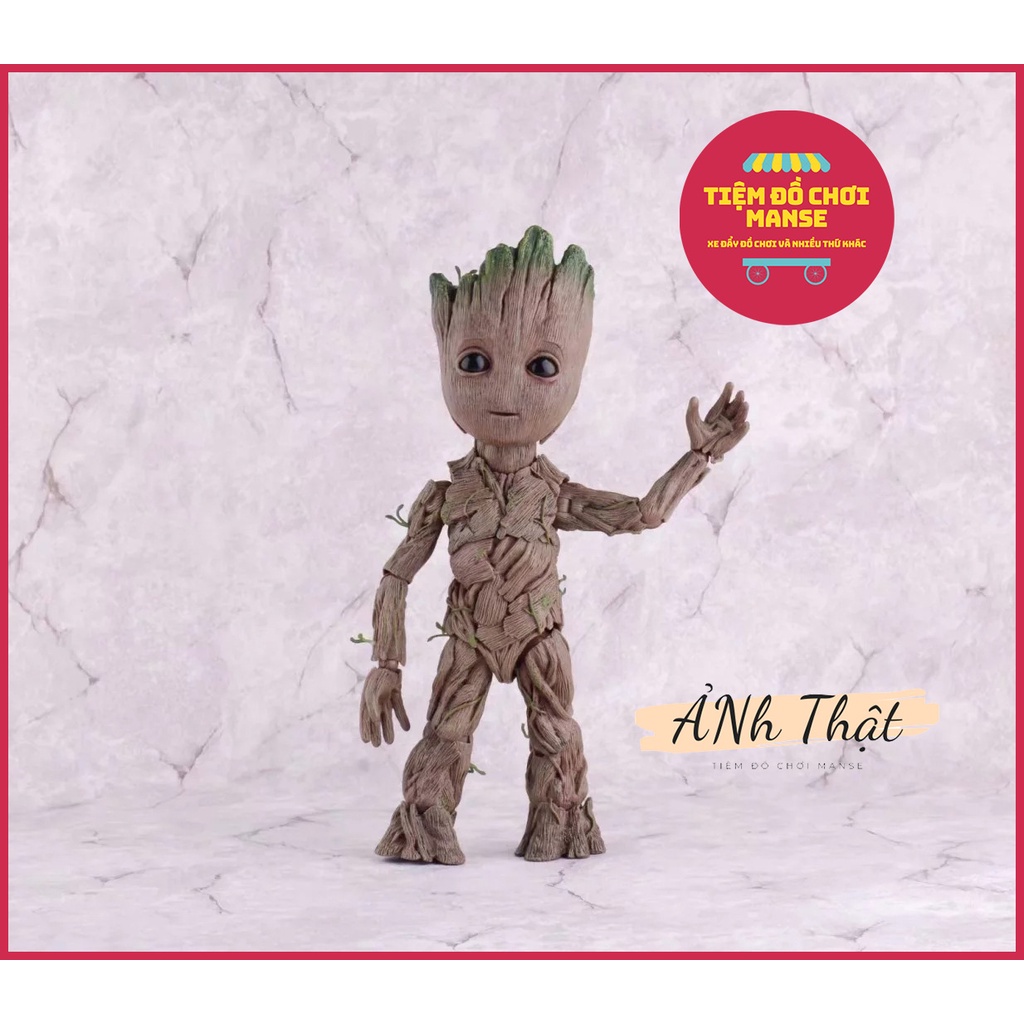 Mô Hình Siêu Ngầu Và Dễ Thương Có Khớp Cử Động Baby Groot - Guardians of the Galaxy
