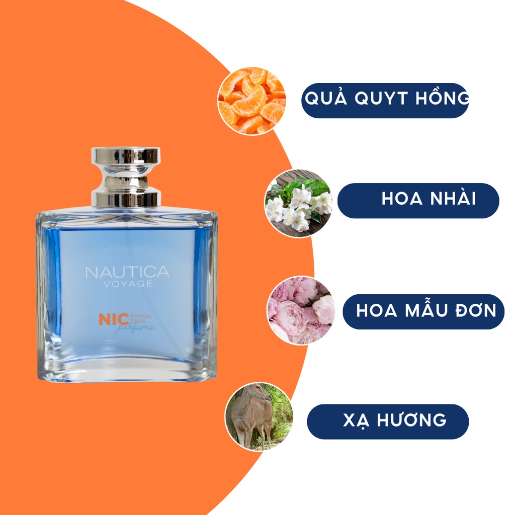10ml Nautica Voyage EDT | Nước hoa nam