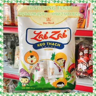 Date 10/2023 - Thạch Zai Zai Đức Hạnh 350g (Khoảng 24 Cái), Kẹo Thạch Trái Cây Mix Vị, Ăn Vặt Siêu Ngon, DING DING FOOD