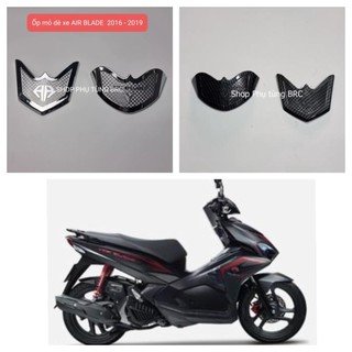 Bộ ốp mỏ dè trước, sau xe air blade 2016 - 2019