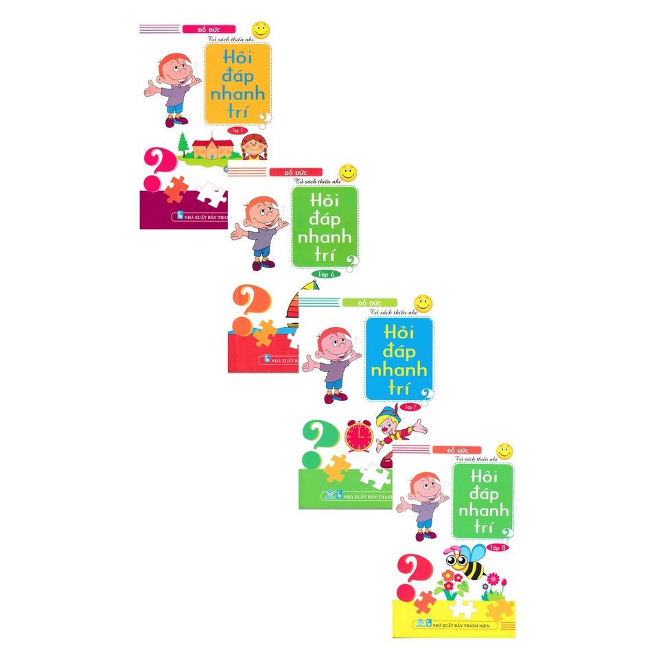 Sách - Combo Hỏi Đáp Nhanh Trí - Tập 5 + 6 + 7 + 8 (Bộ 4 Cuốn) - ND