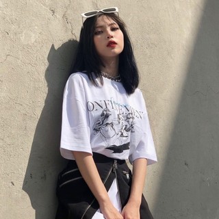 Áo thun nữ BLACKDOKI-Confinement , áo phông basic form rộng tay lỡ cá tính M140
