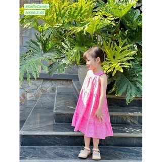 Váy thô đục lỗ bé gái