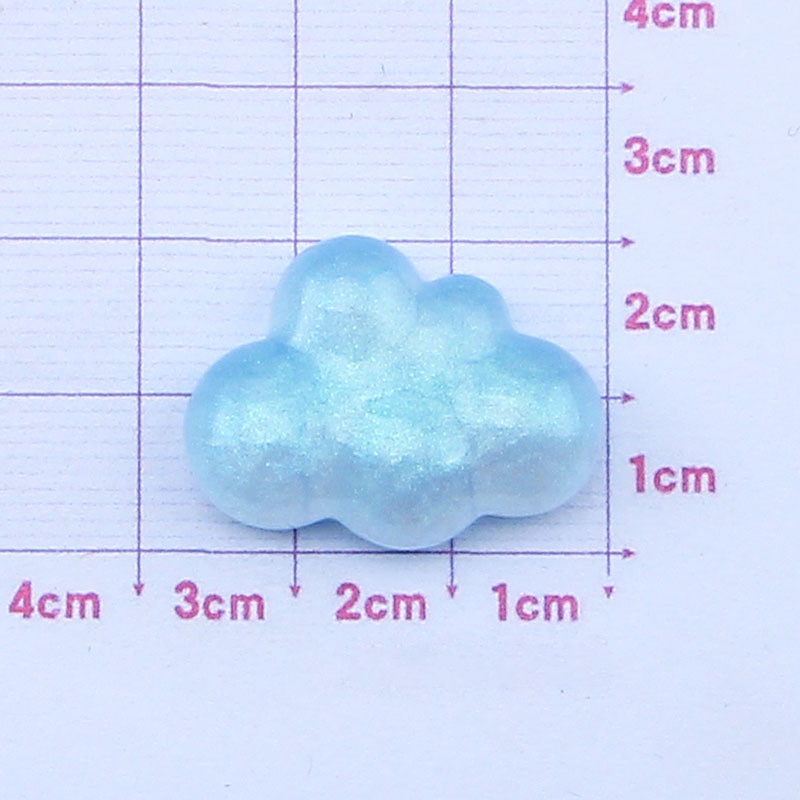 Charm Slime - Charm Đám Mây Thạch Nhũ Lấp Lánh Trang Trí Toploader, Ốp Điện Thoại