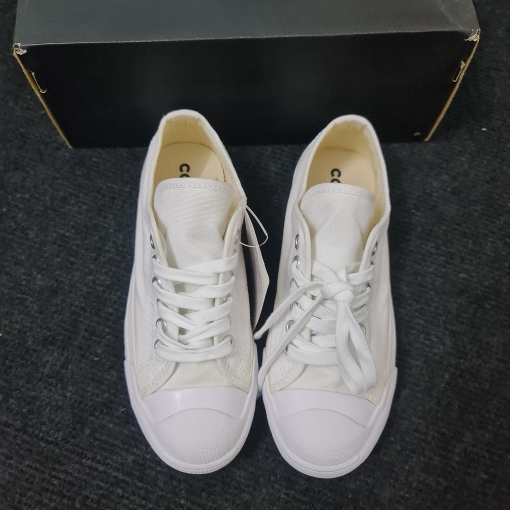 Giày Converse Jack Purcell nữ cổ thấp trắng ngà
