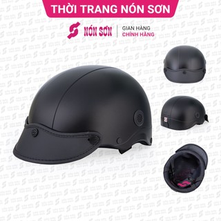 Mũ bảo hiểm nửa đầu lỗ thông gió chính hãng nón sơn a-đn-052