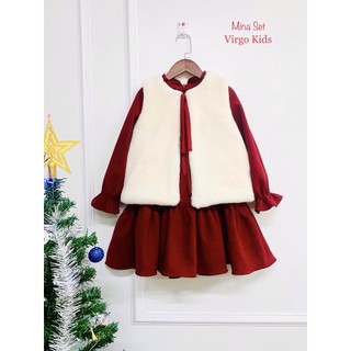 Set váy Mina tiểu thư cho bé gái