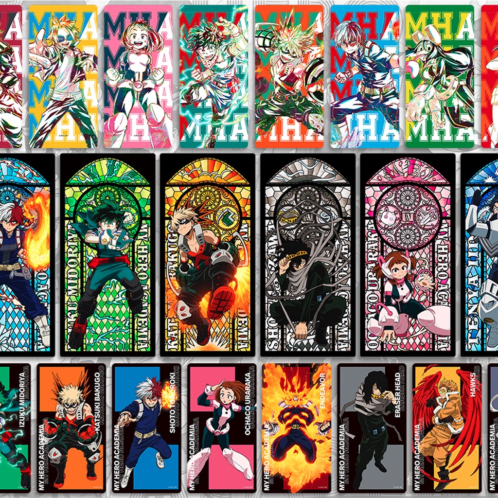 Bộ bookmark nhiều mẫu HỌC VIỆN SIÊU ANH HÙNG - MY HERO ACADEMIA - Boku no Hero Academia - bookmark kẹp sách anime manga
