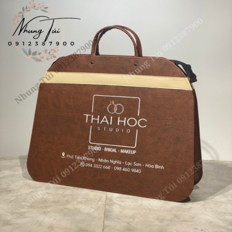 Túi Đựng váy Cưới Da H Miệng Tròn