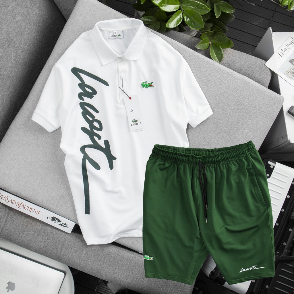 BỘ THỂ THAO NAM POLO CÁ SẤU PHỐI MÀU CAO CẤP CO GIÃN 4 CHIỀU , THẤM HÚT MỒ HÔI-HÀNG CHẤT LƯỢNG CAO | BigBuy360 - bigbuy360.vn