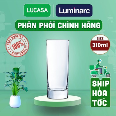 Bộ 6 Ly Thủy Tinh Luminarc Islande 310ml - Loại Cao BOL6237 | Phân Phối Chính Hãng