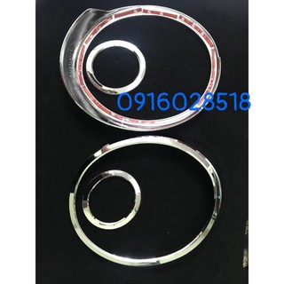 Matiz 3 Bộ 2 Ốp đèn hậu op den trước sau, mạ Crom loại tốt bền